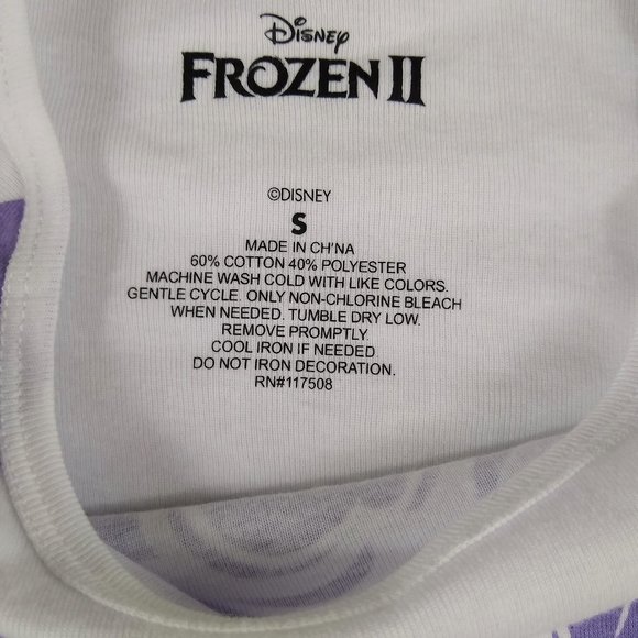 New Frozen Anna Crop Top T-Shirt - Picture 3 of 7